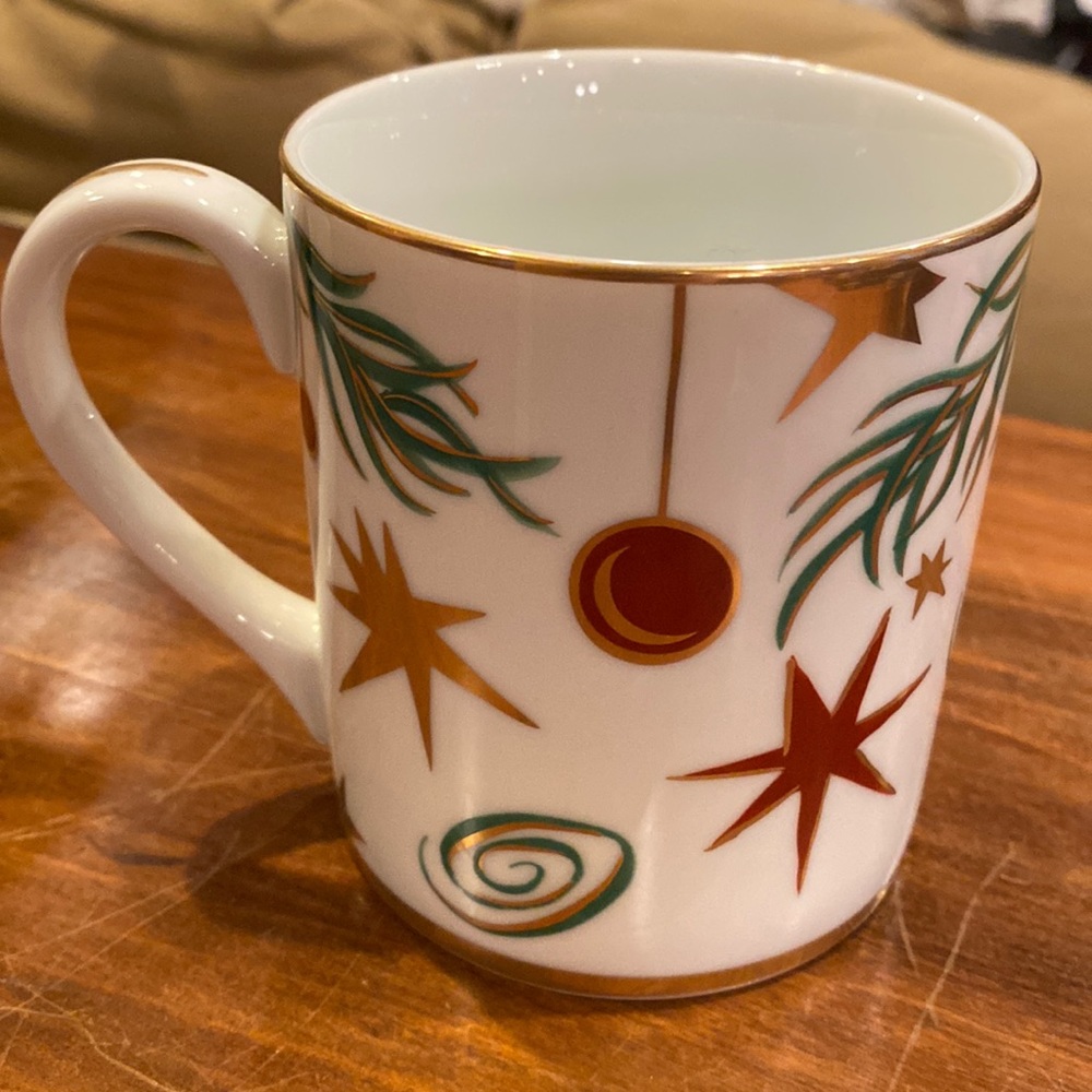 RARE!! New!Tiffany & Co. Cup Mug 1997 Ornaments Pattern Vintage Christma… - Picture 5 of 10